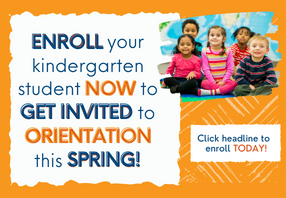 Kindergarten Orientation on June 5, 6-7 p.m.